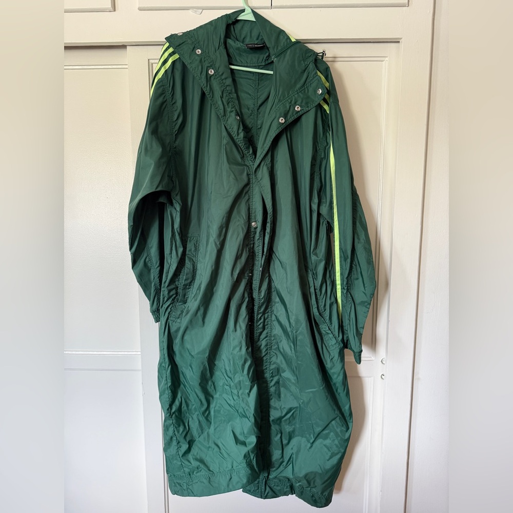 IVY PARK Green and Yellow Raincoat Lightweight Water-Resistant